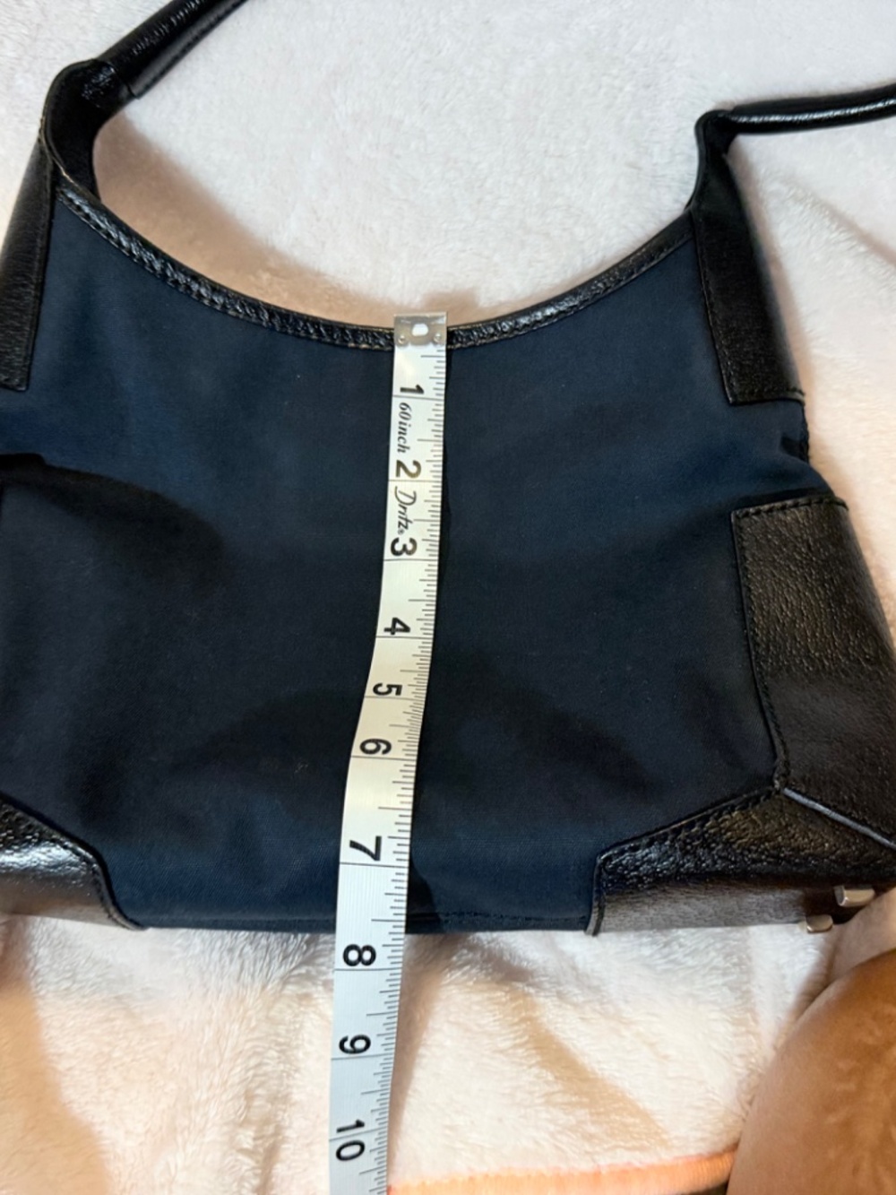 Vintage Salvatore Ferragamo Nylon & Leather Hobo Shoulder Bag - Picture 11 of 13